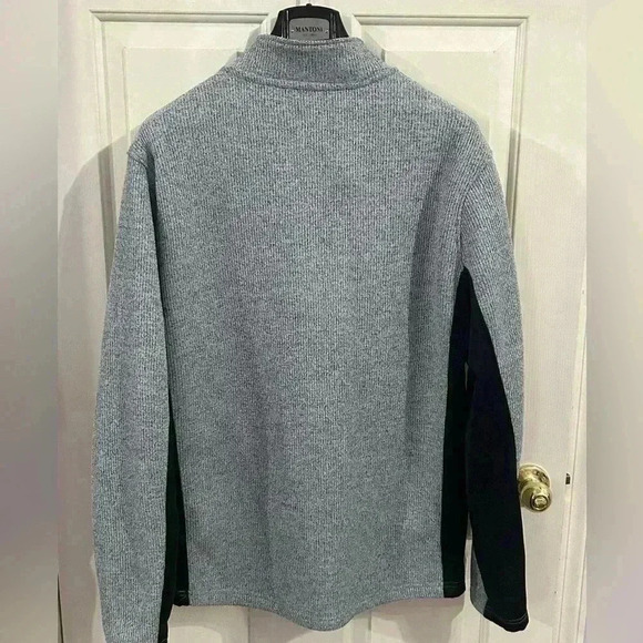 Chaps Men’s XL Fleece Lined Full Zip Sweater - Picture 2 of 9